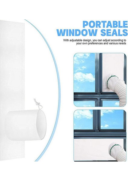 Klima Pencere Conta Takımı Taşınabilir Klima Eğimli Kapak Pencere Klima Çıkış Bezi (Yurt Dışından) fırsatları