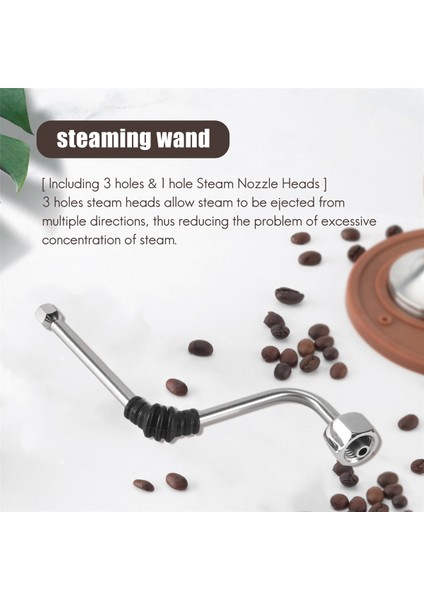 Delonghi EC680/EC685, Rancilio Kahve Makinesi Için Buhar Çubuğu, Ek 3 Delikli Buhar Nozulu ile Yükseltme (Yurt Dışından) indirimleri