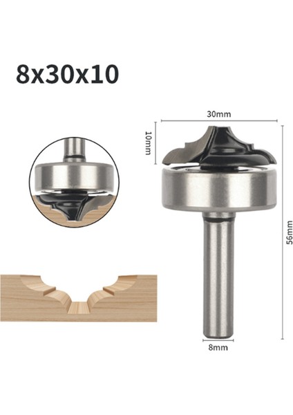 Ahşap Bit Karbür Kesici Için Alt Yatak Yönlendirici Biti Ahşap Freze Kesici ile 8mm Shank Klasik Bit (Yurt Dışından) indirimleri