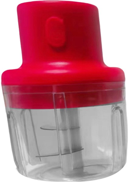 USB Elektrikli Mutfak Blender'ı 250 ml Mikser Taşınabilir Mini Sebze Acılı Kıyma Makinesi Mutfak Aleti Kırmızı (Yurt Dışından)