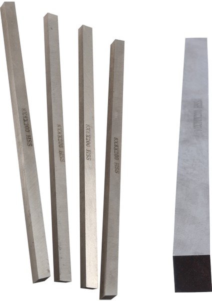 5 Pcs Torna Hss Araç Bıt 1 Pcs 10MM Ayrılma Frezeleme Torna Hss Alet Bit Gri ve 4 Pcs Torna Kare Kesme Alet Bitleri 8mm (Yurt Dışından)
