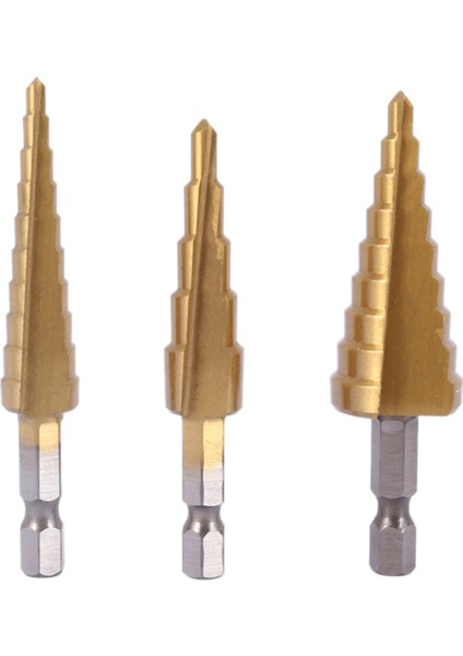 6 Pcs Hss Titanyum Adım Matkap Bit Seti ve 2 Pcs Otomatik Merkez Punch (Yurt Dışından) fırsatları