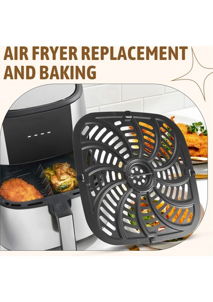 Air Fryer Yedek Izgara Tavası, Chefman RJ38-SQSS-8T-D Için Air Fryer Aksesuarları, 8qt Yapışmaz Çıkarılabilir Izgara Tavası (Yurt Dışından) fırsatları