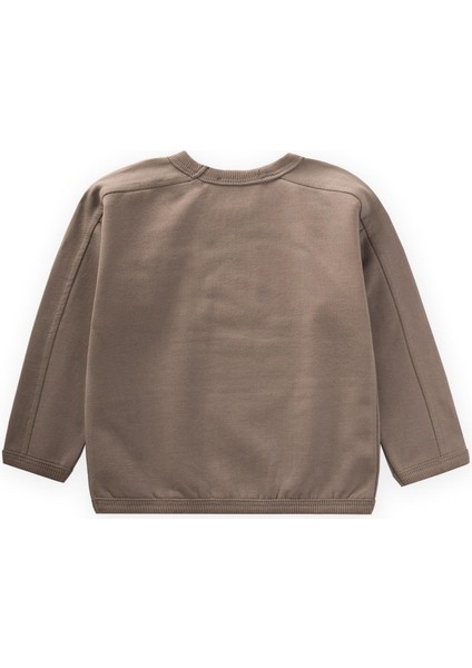 Nakışlı Sweatshirt 1-7 Yaş S Vizon fiyatları