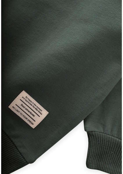 Sweatshırt 2-12 Yaş Haki Yeşil modelleri