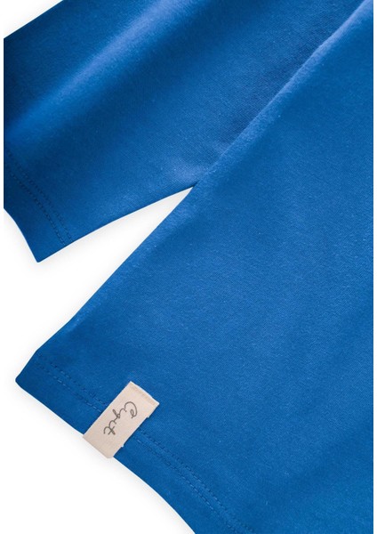 Mevsimlik Basic T-Shırt 2-10 Yaş Mavi modelleri