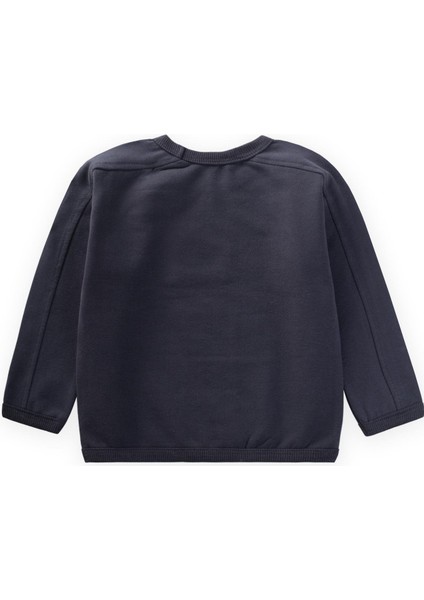 Nakışlı Sweatshirt 1-7 Yaş Antrasit