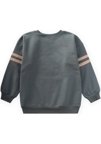 Aplikeli Sweatshirt 3-9 Yaş Çağla Yeşili fiyatları