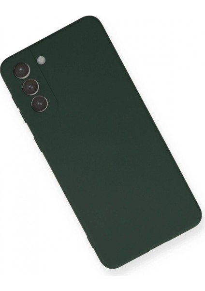 Samsung Galaxy S21 Plus Kılıf Nano Içi Kadife Silikon - Koyu Yeşil modelleri