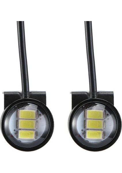 2 Adet Beyaz LED Motosiklet Far Spot Işığı Sürüş Gündüz Koşu Işık Lambası (Yurt Dışından) modelleri