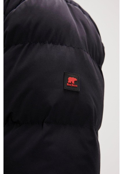 Lincoln Puffer Lacivert Kapüşonlu Erkek Mont