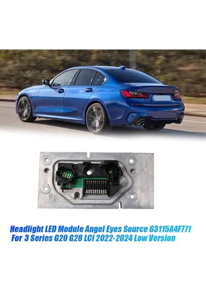 Sol LED Far Modülü Melek Gözleri Kaynak 63115A4F771 Bmw G20 G28 Lcı 2022-2024 Drl Gündüz Koşu Sinyali (Yurt Dışından) fiyatları