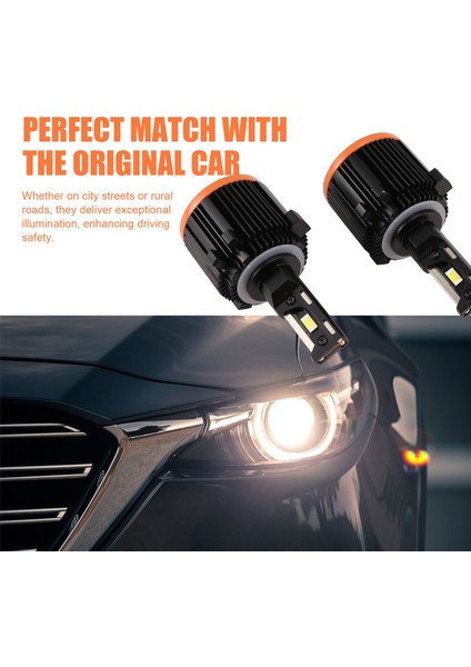 H15 LED Araba Işıkları Far Ampulleri Yüksek Düşük Böbrek Mazda Için Gündüz Koşu Işıkları Bmw Mercedes Audi Golf (Yurt Dışından) indirimleri