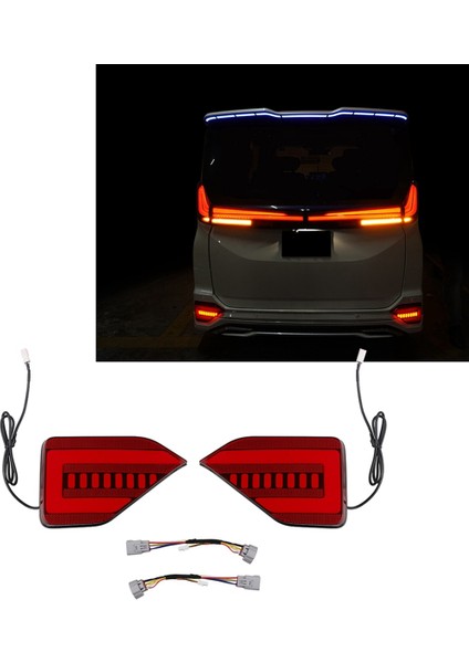 Araba Arka Reflektör Işık Tampon Tay Lambası Sis Toyota Noah Voxy 90 Serisi Için Işık (Yurt Dışından) modelleri