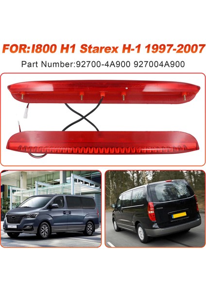 Araba Yüksek Monte Fren Işığı Arka Kuyruk Işığı Hyundai Için Üçüncü Fren Işığı I800 H1 Starex H-1 1997-2007 92700-4A900 (Yurt Dışından) indirimleri