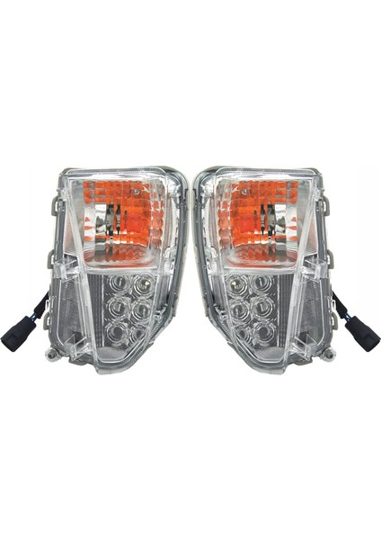 1paır Ön LED Dönüş Sinyali Işık Gündüz Lambası 81521-47060 81511-47060 Toyota Prius 12-15 Park Lambası Amber+Beyaz (Yurt Dışından) indirimleri