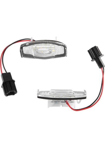 2paır Araç LED Plaka Işık Plaka Hafif Lamba Honda Civic Honda Accord Siyah (Yurt Dışından) modelleri