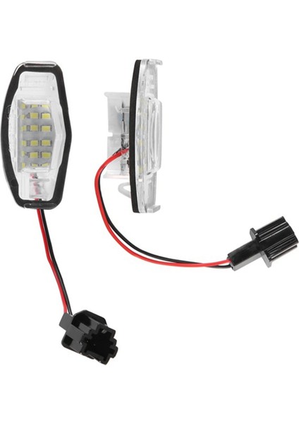 2paır Araç LED Plaka Işık Plaka Hafif Lamba Honda Civic Honda Accord Siyah (Yurt Dışından) fırsatları