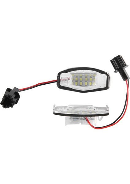 2paır Araç LED Plaka Işık Plaka Hafif Lamba Honda Civic Honda Accord Siyah (Yurt Dışından) indirimleri