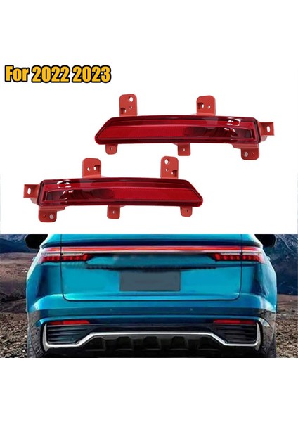 1 Pair Arka Tampon Sis Lambası Yansıtıcı, Geely Xingyue L Monjaro 2022 2023 Için Işık Arka Sis Fren Uyarı Lambası Durdur (Yurt Dışından) modelleri