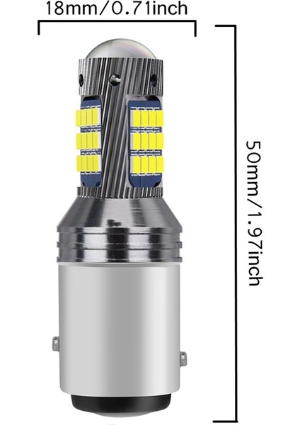 Araba 12V Kuyruk Işık Fren Fren Ampul Dönüş Sinyali Arka Sis Gündüz Çalışma Işığı 1157 Beyaz Işık (Yurt Dışından) fırsatları