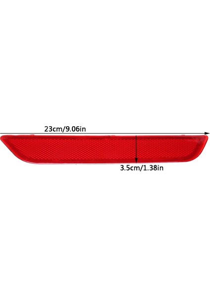 Ford Mondeo Mk4 2007-2010 Için Araba Arka Tampon Reflektörü (Yurt Dışından) modelleri
