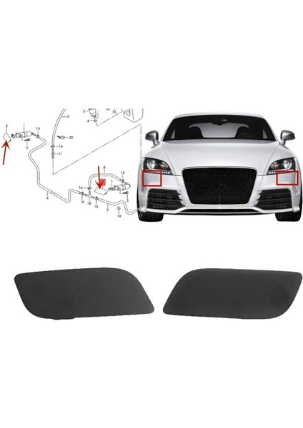 1paır Ön Far Tampon Yıkayıcı Nozul Kapak Audi Tt Tts 8j3 8j9 2007-2014 8J0807754B 8J0807753 Yıkayıcı Sprey Kapağı (Yurt Dışından) fiyatları