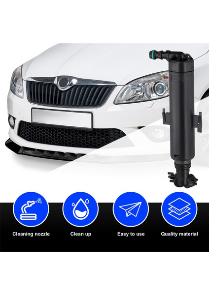 Araba Far Temizleme Yıkayıcı Sıvı Jet Far Far Yıkayıcı Nozul Skoda Fabia Iı (542) Roomster Sağ 5J095966B (Yurt Dışından) indirimleri