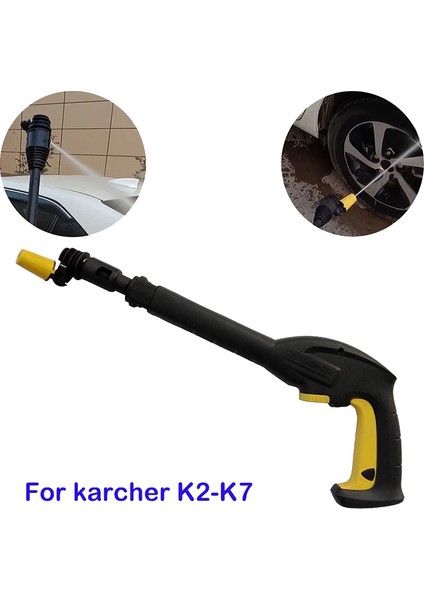 Yıkama Gun Nozul 360 Derece Gimbaled Dönen Nozul Basınç Yıkayıcı Püskürtme Nozumu Karcher K2-K7 Tetik-Gun (Yurt Dışından) modelleri