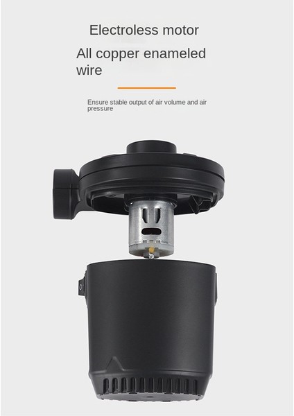 50W Elektrikli Hava Pompası Vakum Depolama Torbaları Için 3 Nozullu Hava Yatakları Yüzme Halkaları Bize Fiş (Yurt Dışından) fırsatları