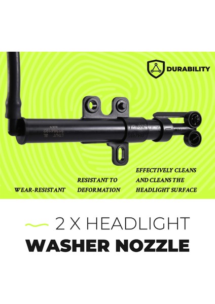 Araba Tampon Far Yıkayıcı Püskürtücü Nozul Aktüatör 31364192 31364193 Volvo V90 S90 Mk2 Iı 2.0t 2017- (Yurt Dışından) indirimleri