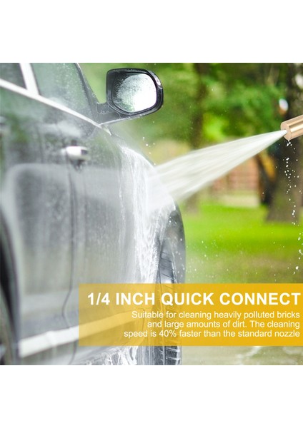 Araç Yıkama Basıncı Yıkayıcı Dönen Turbo Nozul 3600 Psi, 4.0 Delik, 4.0 Gpm (Yurt Dışından) fırsatları