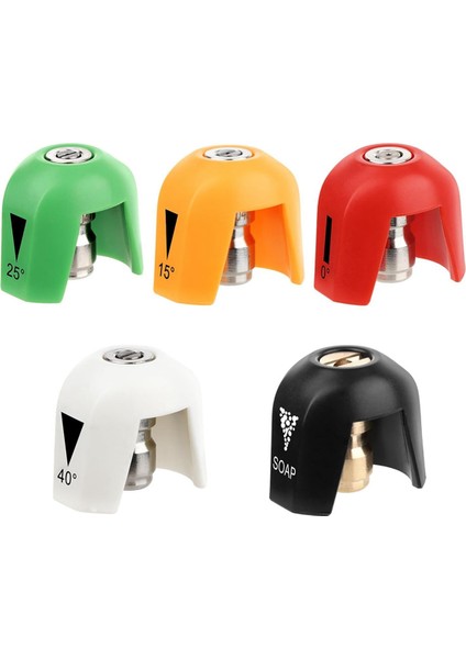 5 Pack Hızlı Bağlantı Basınç Yıkayıcı Nozul Ipuçları Base-For SPX3000 Serisi ve Evrensel Basınçlı Yıkayıcılar (Yurt Dışından)