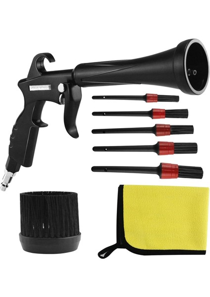 Kauçuk Koruma ve Pirinç Ayarlanabilir Hava Akışı Nozul ile Hava Temizleme Nozeti Kompresör Pnömatik Alet Için Hava Nozeti (Yurt Dışından)