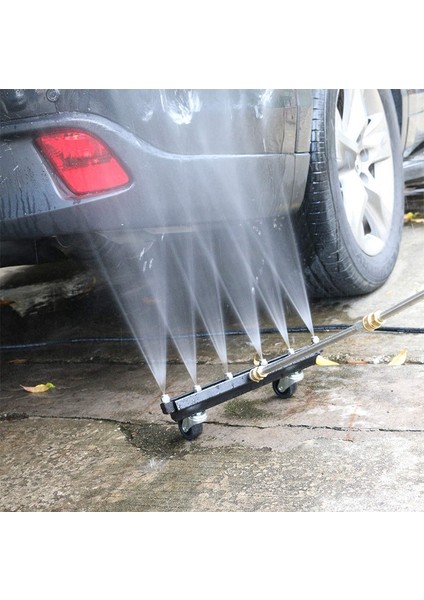 Yüksek Basınçlı Yıkayıcı Alt Takımı Temizleyici, 6 Nozul Bahçe Temizleme Makinesi 4000 Psi Su Süpürge Temizleme Aracı Kiti (Yurt Dışından) fırsatları