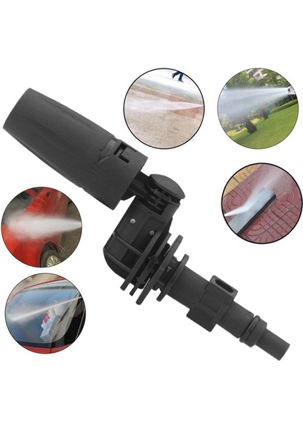 Yüksek Basınçlı Su Tabancası 360 ° Derecelik Dönen Nozul, Araba Yıkamak Için Karcher Için Düz Su Jeti Veya Düz Su Jeti Olabilir (Yurt Dışından) fiyatları