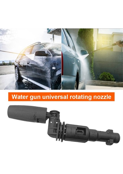 Yüksek Basınçlı Su Tabancası 360 ° Derecelik Dönen Nozul, Araba Yıkamak Için Karcher Için Düz Su Jeti Veya Düz Su Jeti Olabilir (Yurt Dışından) modelleri