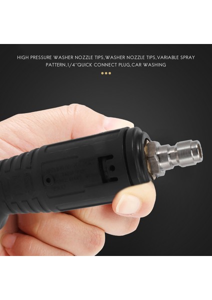 Otomatik Alet Ayarlanabilir Yüksek Basınçlı Yıkama Nozul Uçları, Değişken Sprey Deseni, 1/4 Inç Hızlı Bağlantı Fişi, 3000 Psi Araba Yıkama (Yurt Dışından) fiyatları