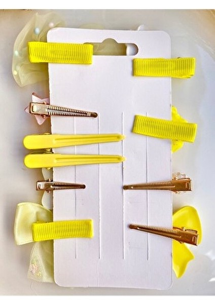 Hello Kitty 10'lu Çıt Çıt Toka Seti Sarı Renkli Kadın Aksesuarı indirimleri