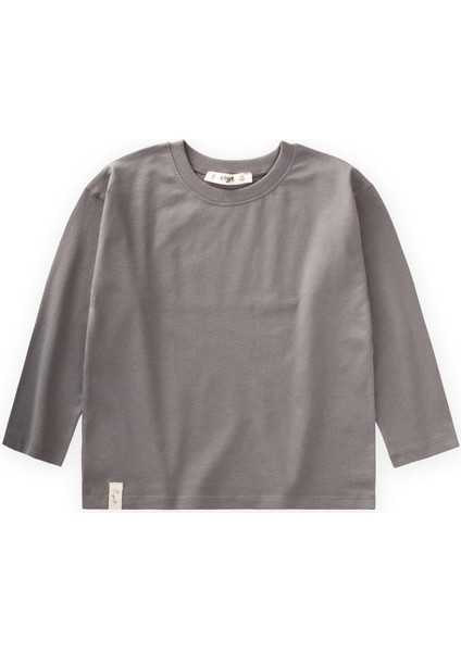 Mevsimlik Basic T-Shırt 2-10 Yaş Vizon