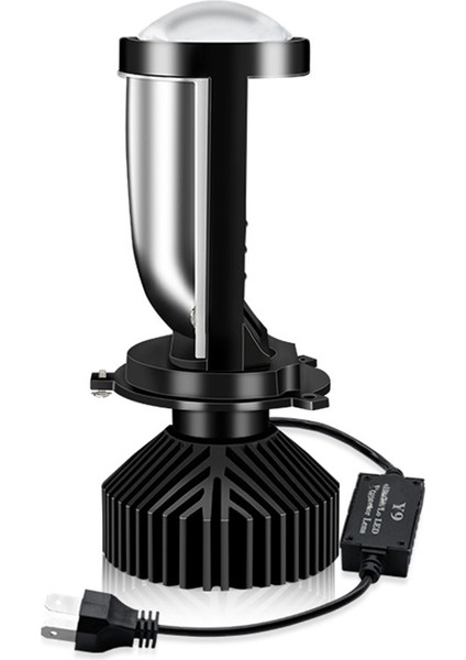 Y9 H4 LED Projektör Far Projektör Lensi Fan Soğutma Otomobil Hi Lo Işın Ampulü (Yurt Dışından) fırsatları