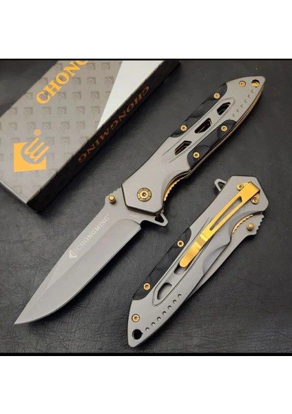 Chongming CM84 Desenli Kamp Çakısı
