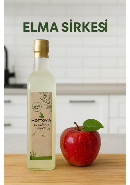 Elma Sirkesi Mix Doğal Fermante 500 ml Katkıısz