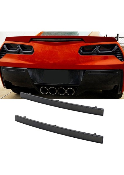 1paır Füme Lens Arka Tampon Reflektör Işıkları 84031887 84031888 Chevy Corvette C7 2014-2019 LED Kuyruk Fren Lambası (Yurt Dışından) indirimleri