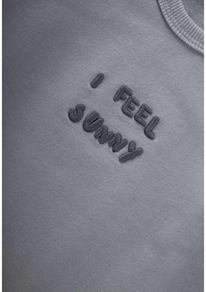 Nakışlı Sweatshırt 1-7 Yaş Mint Yeşil fırsatları