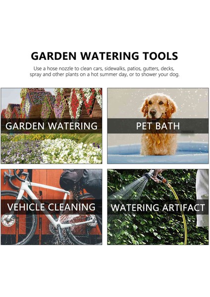 2in1 Yüksek Basınçlı Güç Su Gun Jet Arabası Temizleme Hortumu Hortum Nozul Püskürtücü Sulama Sprey Sprinkler Temizleme Aracı (Yurt Dışından) indirimleri