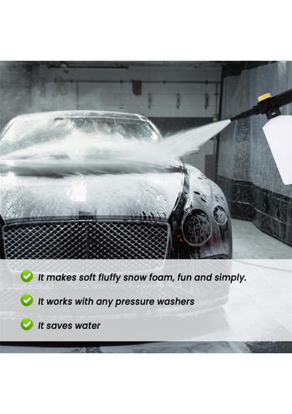 Yili Serisi Yüksek Basınçlı Köpük Lance Yüksek Basınçlı Köpük Alet Taşınabilir Köpük Meme Nozul Arabası Yıkayıcı Sabun Püskürtücü (Yurt Dışından) indirimleri