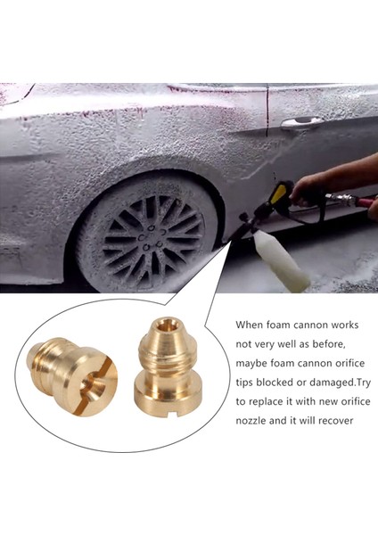 Köpük Top Çöp Nozumu Uçları, Kar Köpük Lance Için Yüksek Yedek Iplik Nozumu, 1.0 Mm, 2 Pack (Yurt Dışından) indirimleri