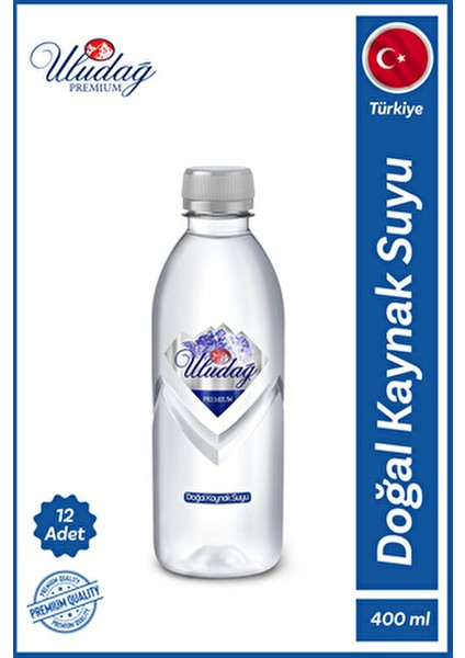Premium Doğal Kaynak Suyu 400 ml 12 Adet Sağlıklı Yaşam İçin Doğal Seçim fiyatları