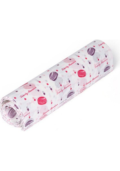 50pcs Ekmek Yiyecek Ambalaj Sarmalayıcılar İçin Tek Kullanımlık Yağ Geçirmez Balmumu Kağıdı Burger Pişirme Balmumu Pad Kağıdı, B (Yurt Dışından)